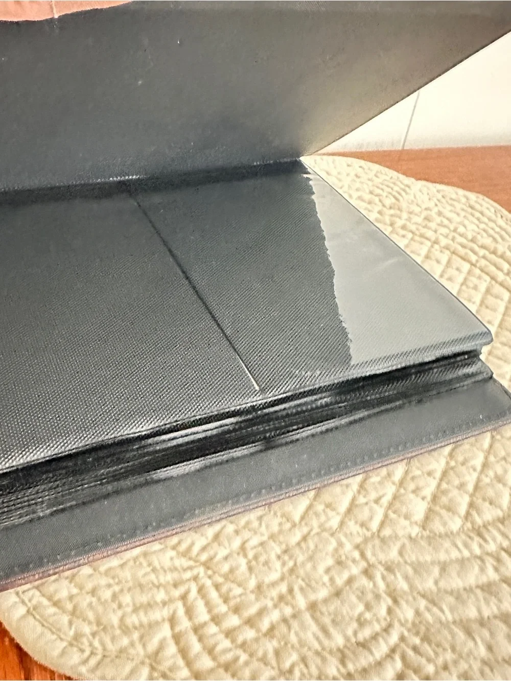 Vintage faux leather photo album for 4x6 photos